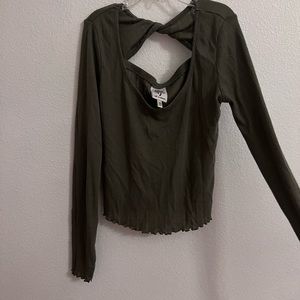 Brand: self esteem Size: xsmall Color: Dark army green